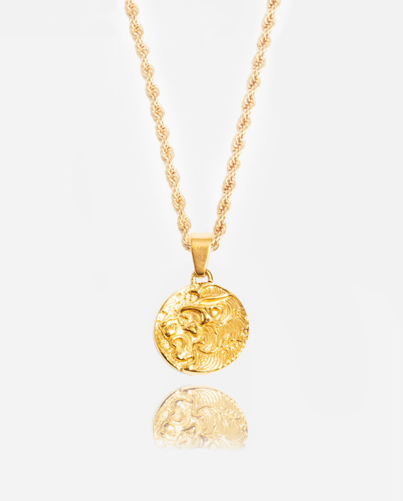 Lion Pendant - Gold