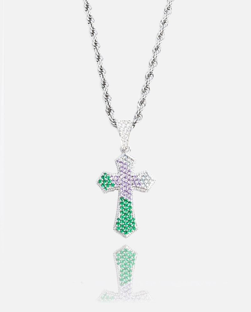 Cernucci Cross Pendant - Green