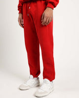 Cernucci Embroidered Jogger - Red