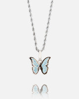 Butterfly Pendant - Blue