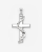 Floral Cross Pendant