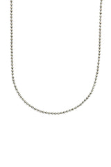 925 Sterling Silver Oxidised Bead Chain
