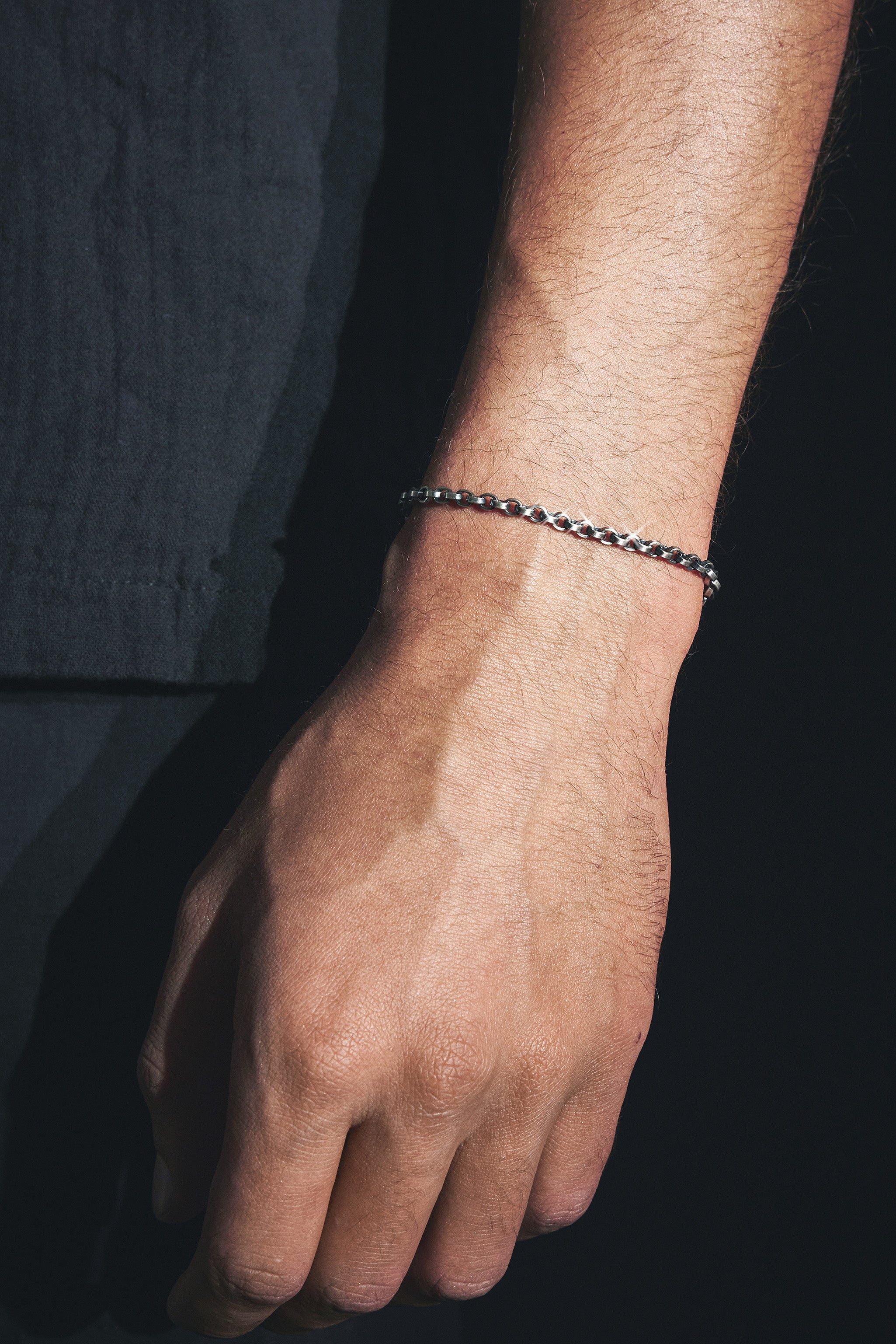 925 Sterling Silver Oxidised Anchor Bracelet – Cernucci US