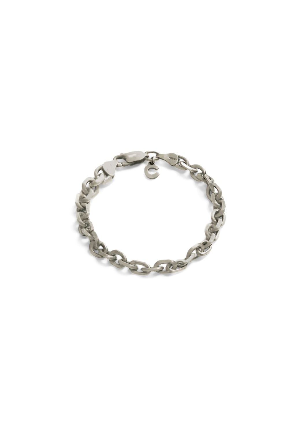 925 Sterling Silver Oxidised Chunky Anchor Bracelet – Cernucci US