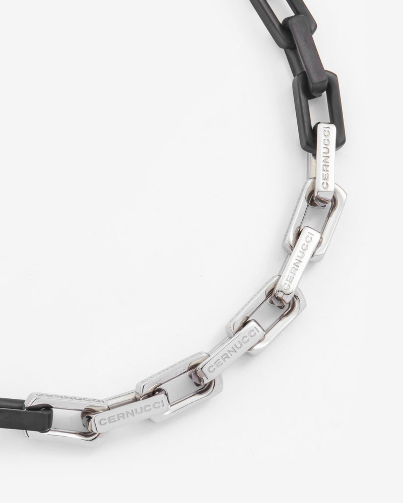 Cernucci Chain Necklace - White Gold