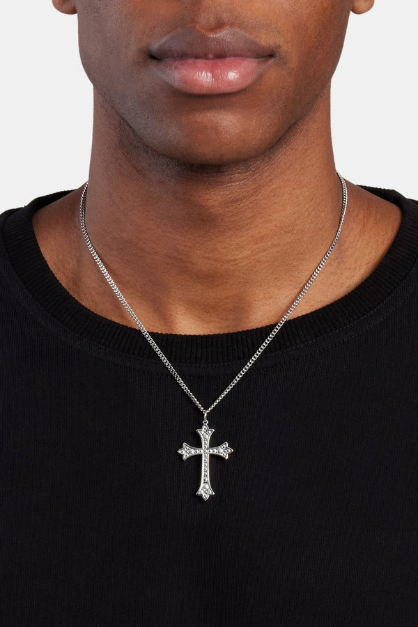 Celtic Cross Pearl Pendant