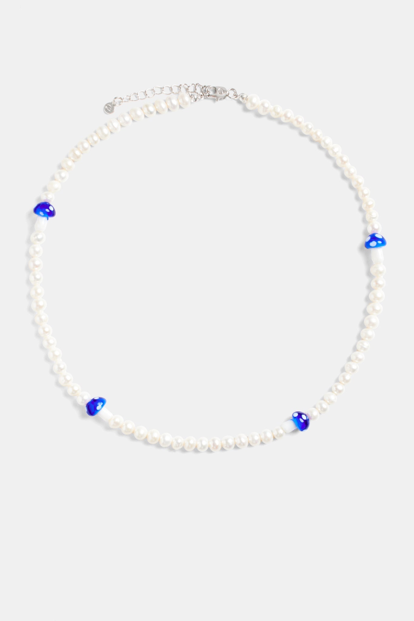 6mm Freshwater Pearl Mushroom Bead Necklace