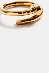 3mm Gold Plated Polished Twist Ring