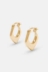 Chunky Cut Out Hoop Earrings