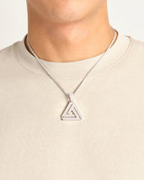 Iced Penrose Triangle Pendant