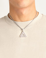 Iced Penrose Triangle Pendant