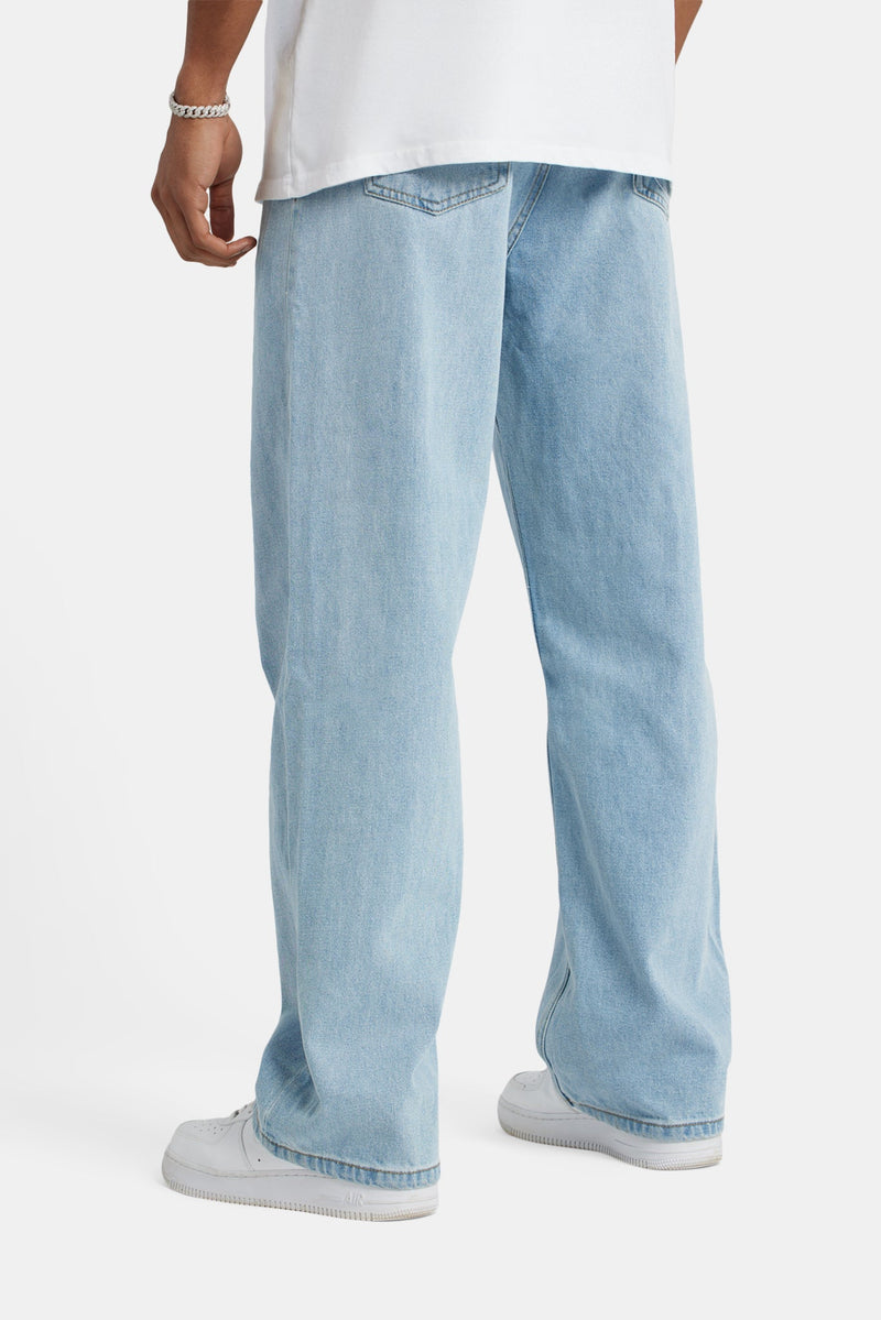 Baggy Fit Jeans - Light Blue