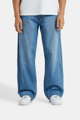 Baggy Fit Jeans - Mid Blue