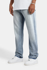 Relaxed Fit Jeans - Bleach Wash