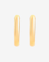 Rectangular Hoop Earrings - Gold