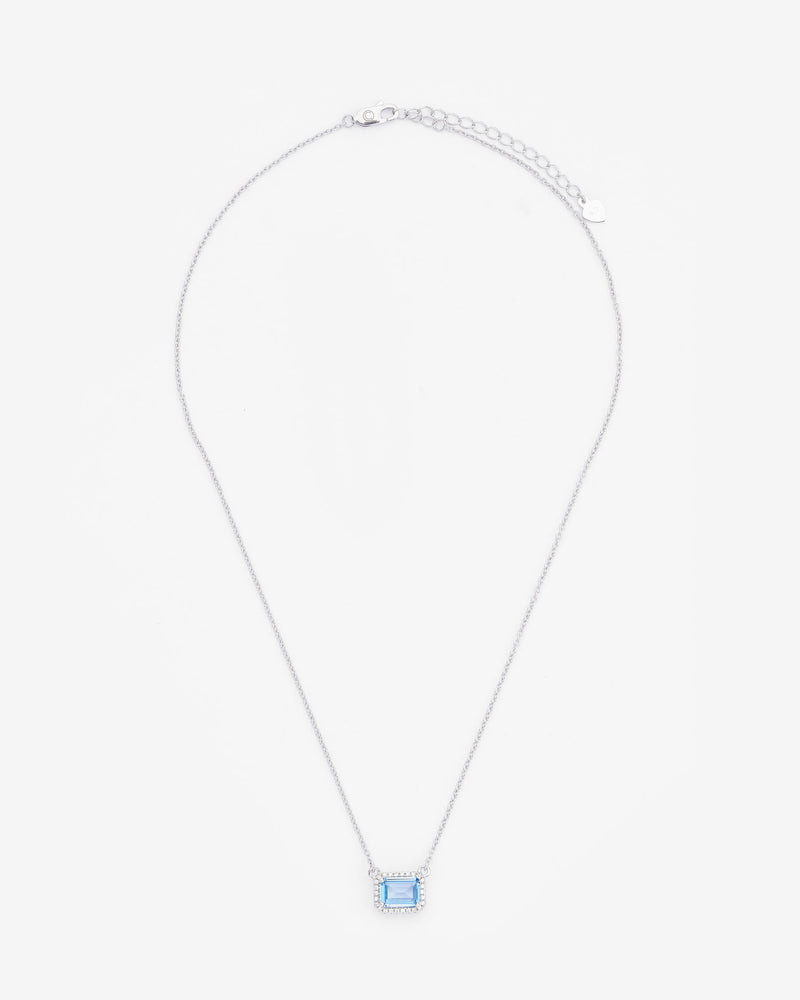 Rectangular Stone Necklace