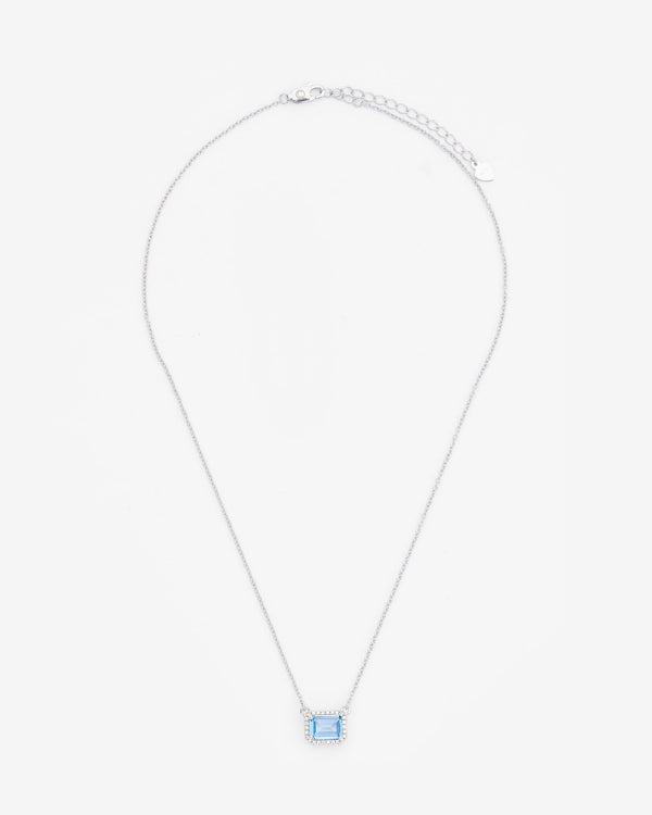 Rectangular Stone Necklace