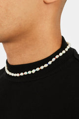 Seed Freshwater Pearl Necklace With Micro Colour Beads