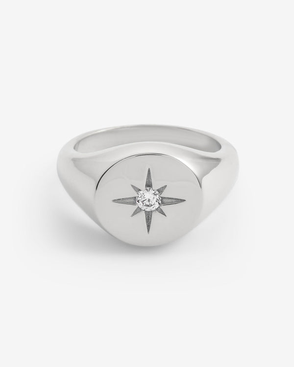 Star Gemstone Signet Ring