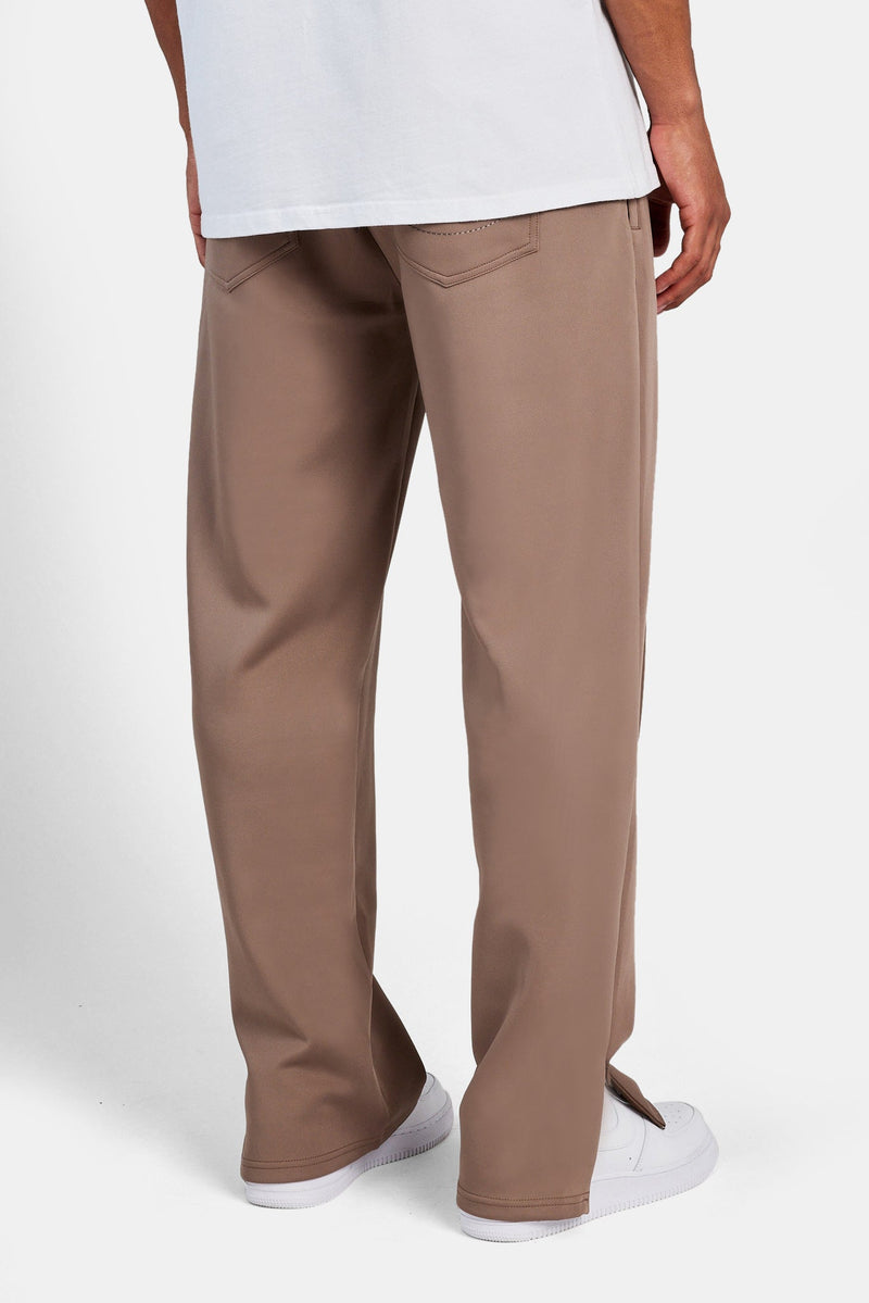 Straight Leg Track Pant - Mushroom