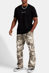 Camo Cargo Flare Trouser - Camo