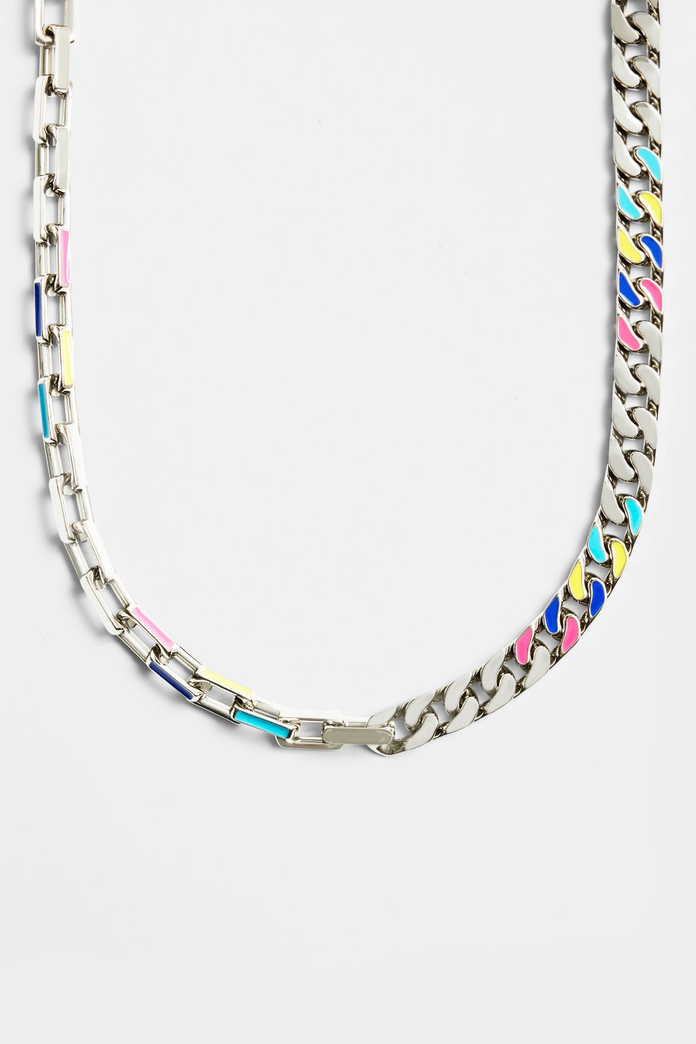 Mix Link Chain Colour Enamel Cuban and Link Mix Chain – Cernucci US
