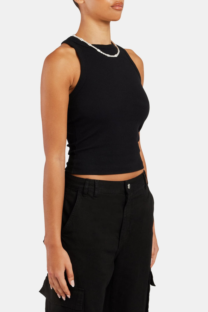 Vest Top - Black