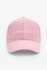 Cernucci Embroidered Cap - Baby Pink