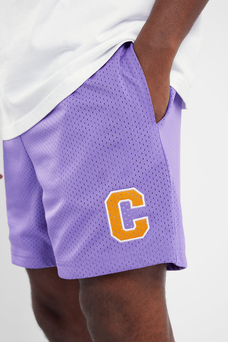 C Mesh Shorts - Purple