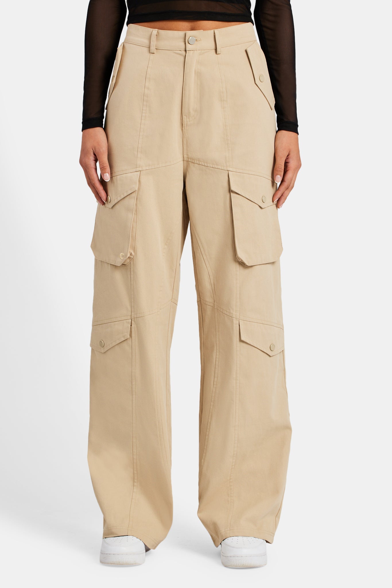 Relaxed Fit Multi Pocket Cargo Trouser | Womens Bottoms | Shop Cargo ...