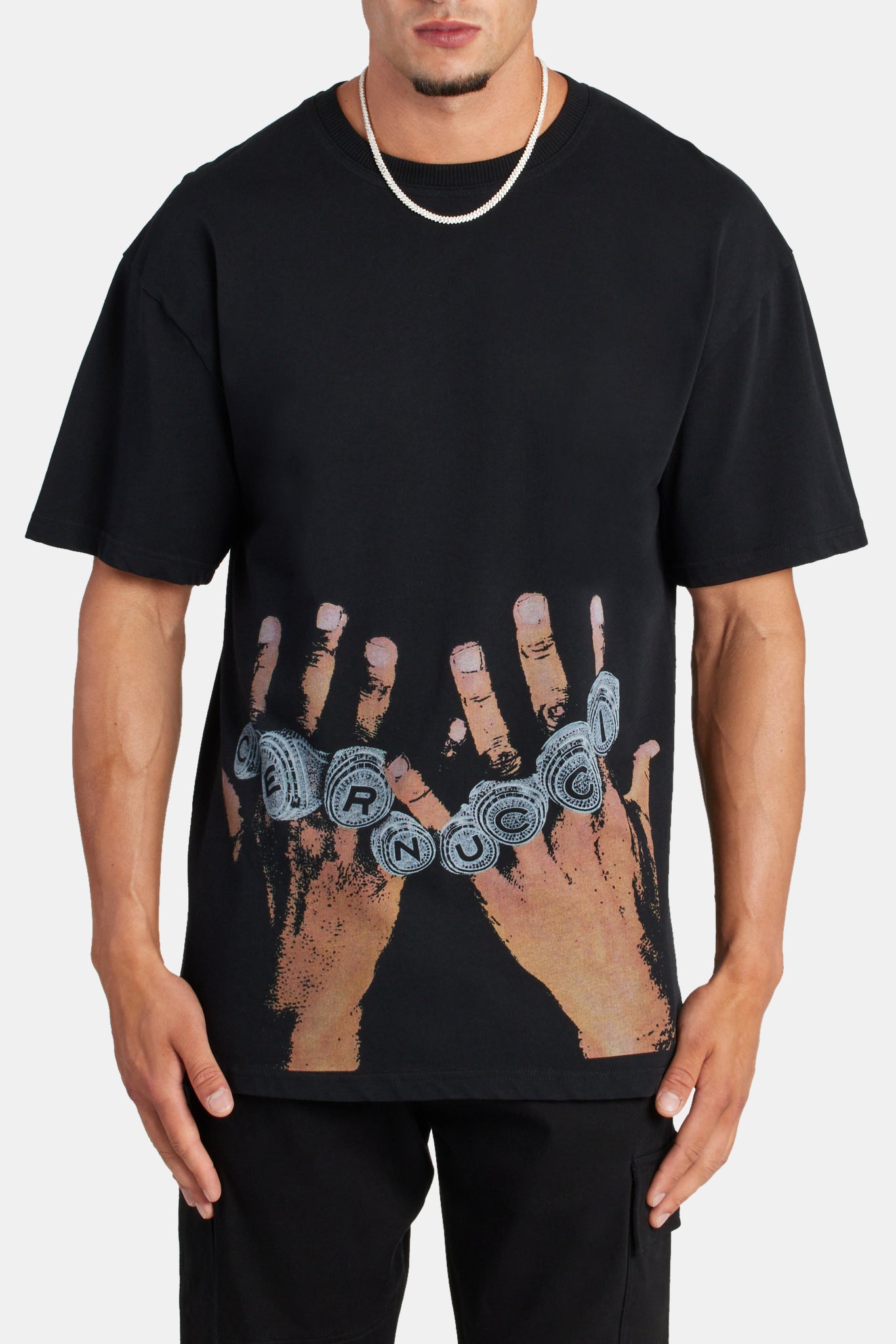 Cernucci Ring Oversized T-Shirt - Black – Cernucci US
