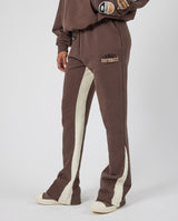 Cernucci Panelled Jogger - Chocolate