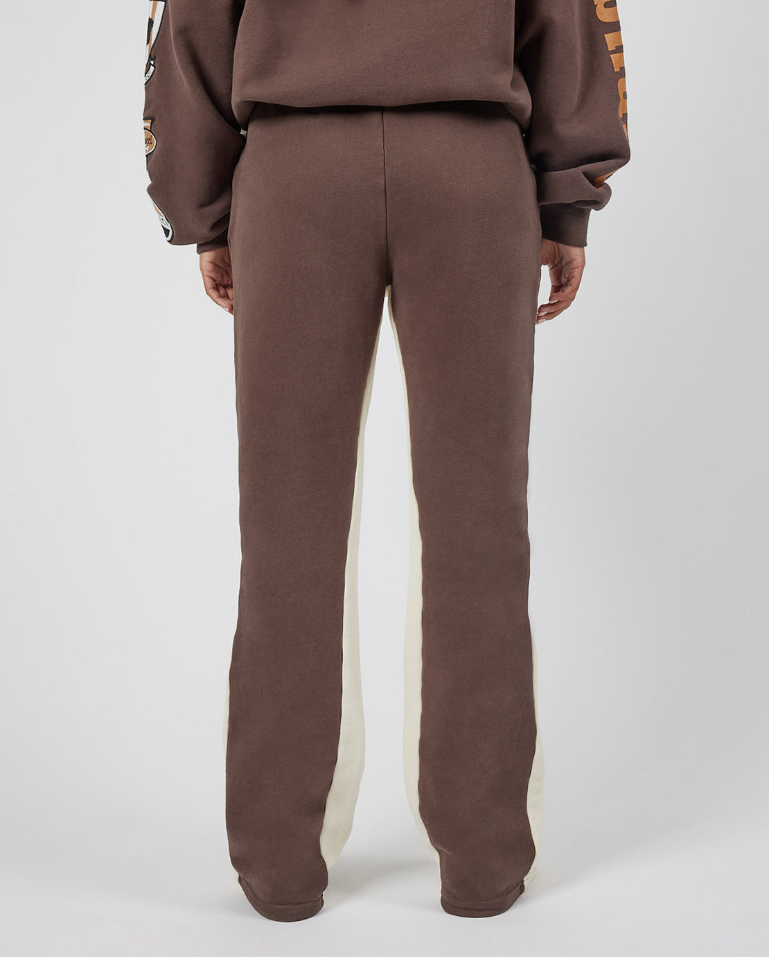 Cernucci Panelled Jogger - Chocolate