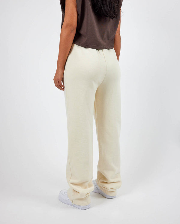 Cernucci Split Hem Jogger - Ecru