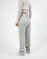 Cernucci Split Hem Jogger - Grey Marl