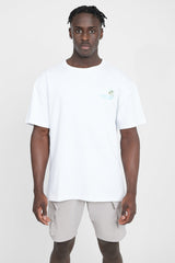Cernucci Palm House Graphic T-Shirt - White