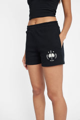 Palm Crest Jersey Shorts - Black