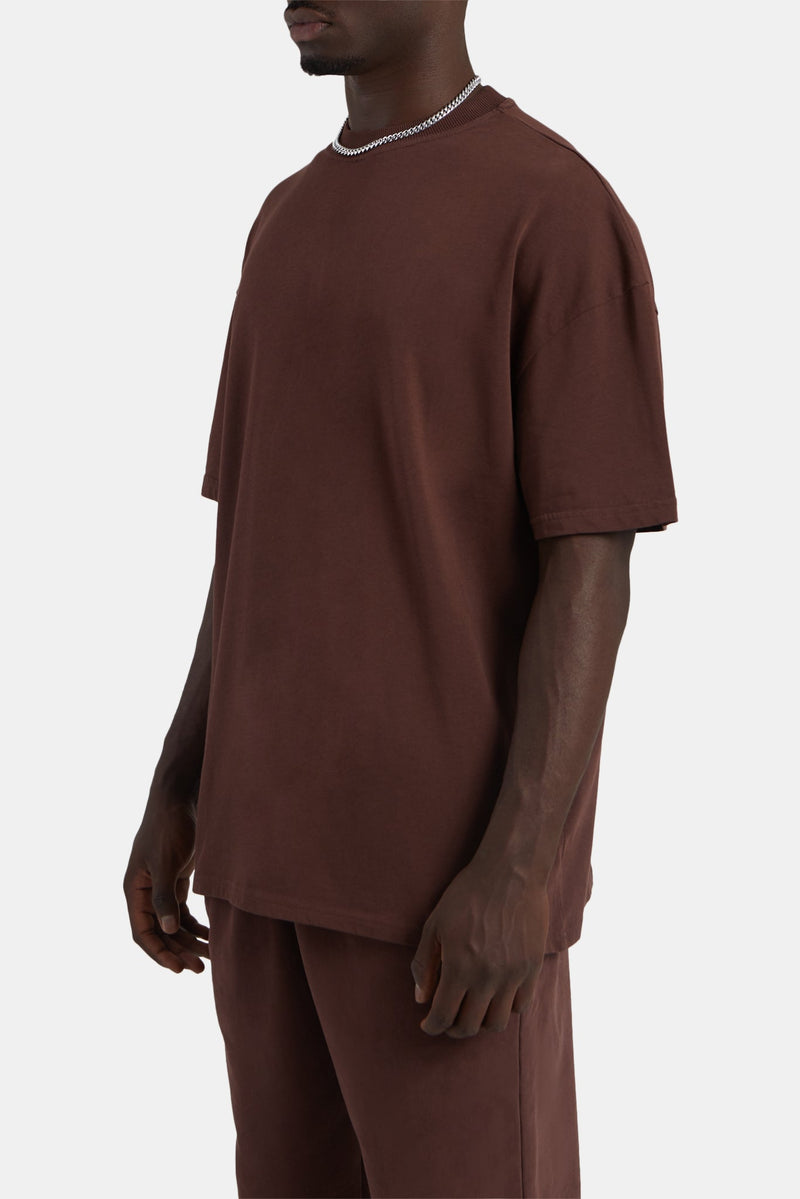 Cernucci Limited Oversized T-Shirt - Chestnut