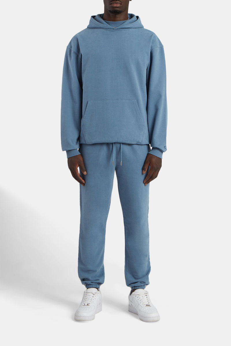 Oversized Hoodie - Steel Blue