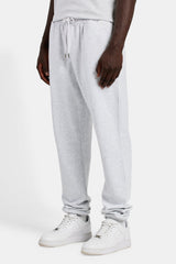Relaxed Cuffed Jogger - Light Grey Marl