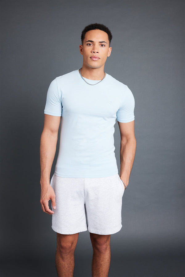 Soft Touch Slim Fit T-Shirt - Light Blue