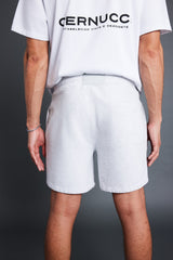 Relaxed Shorts - Light Grey Marl