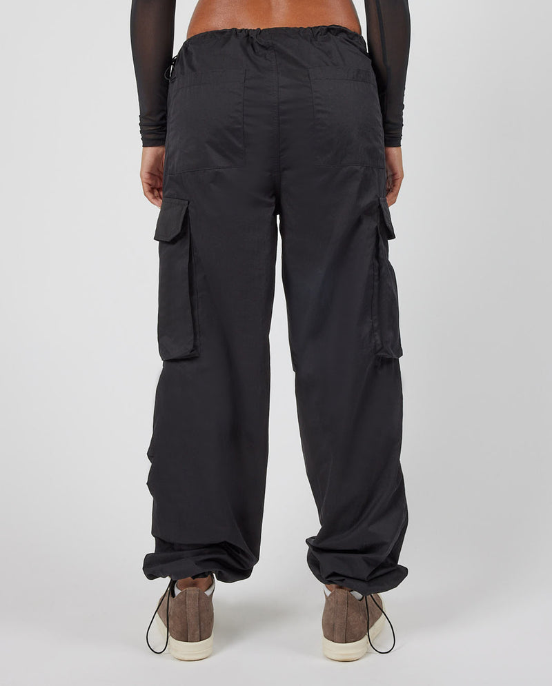 Cernucci Cargo Parachute Trouser - Black