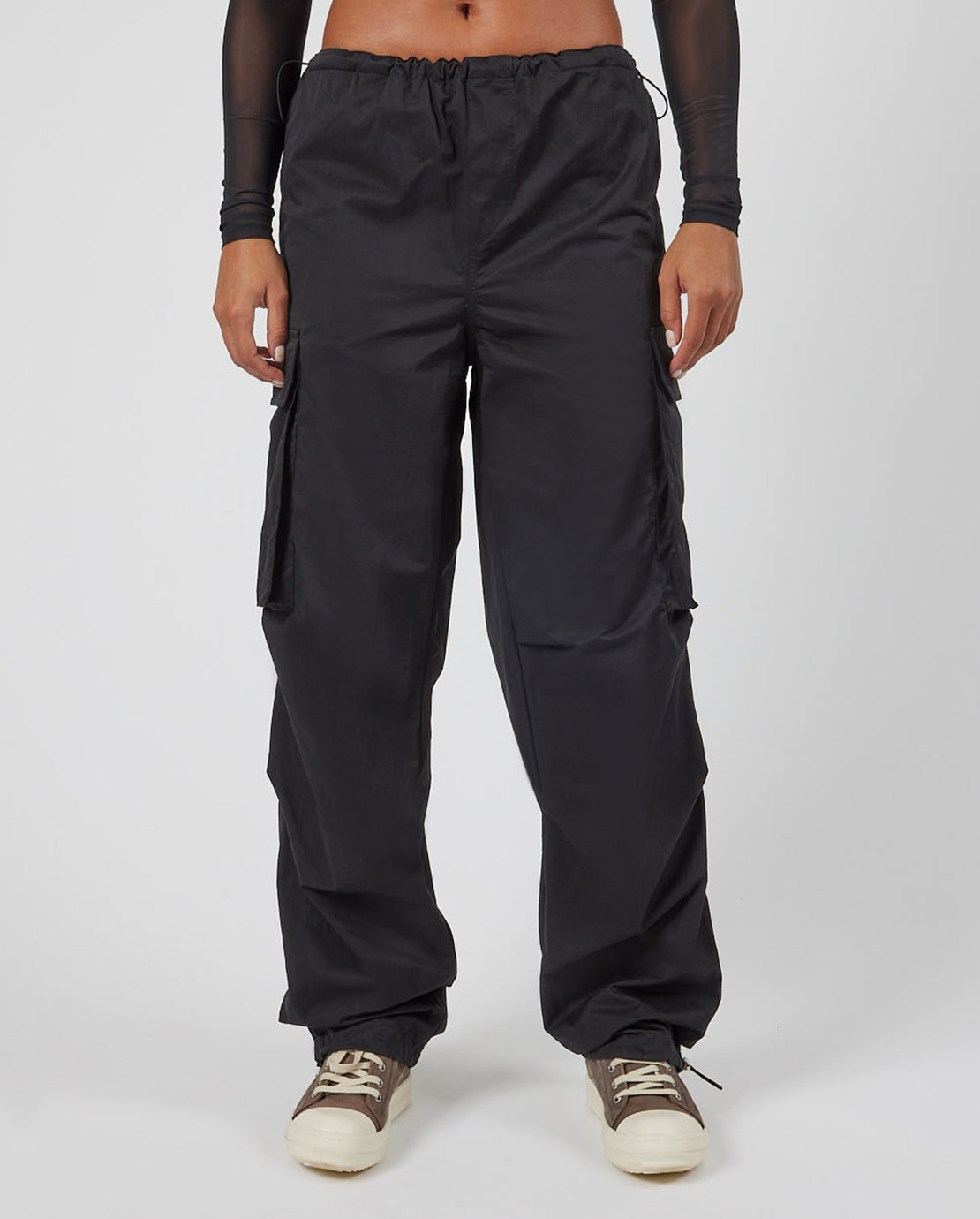 Cernucci Cargo Parachute Trouser - Black – Cernucci US