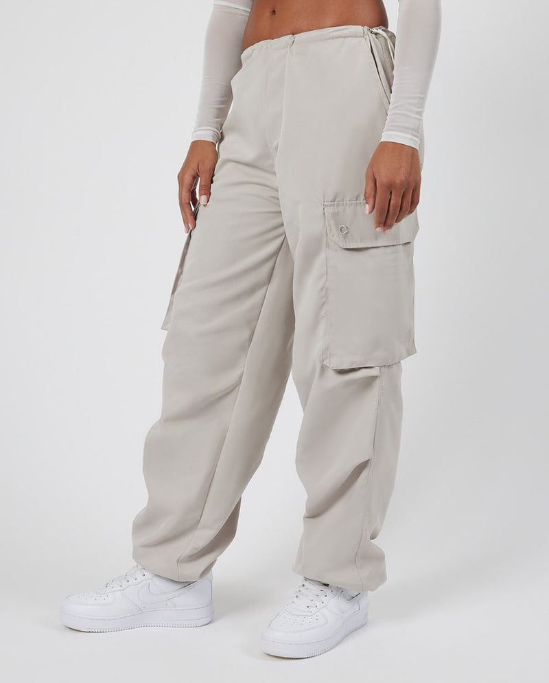 Cernucci Cargo Parachute Trouser - Stone