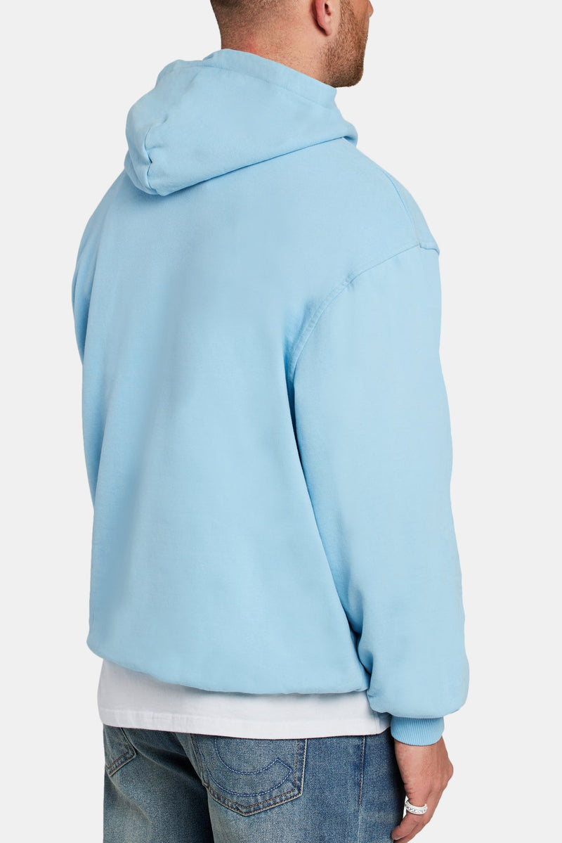 Cherub Graphic Hoodie - Light Blue