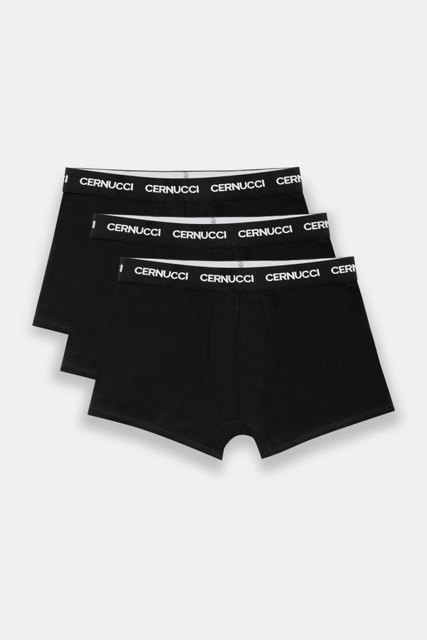 Cernucci Boxer Short 3 Pack - Black