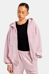Womens Paraiso Embroidered Tracksuit - Pink