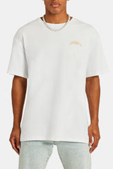 Cernucci Orange Beach House Graphic T-Shirt - White