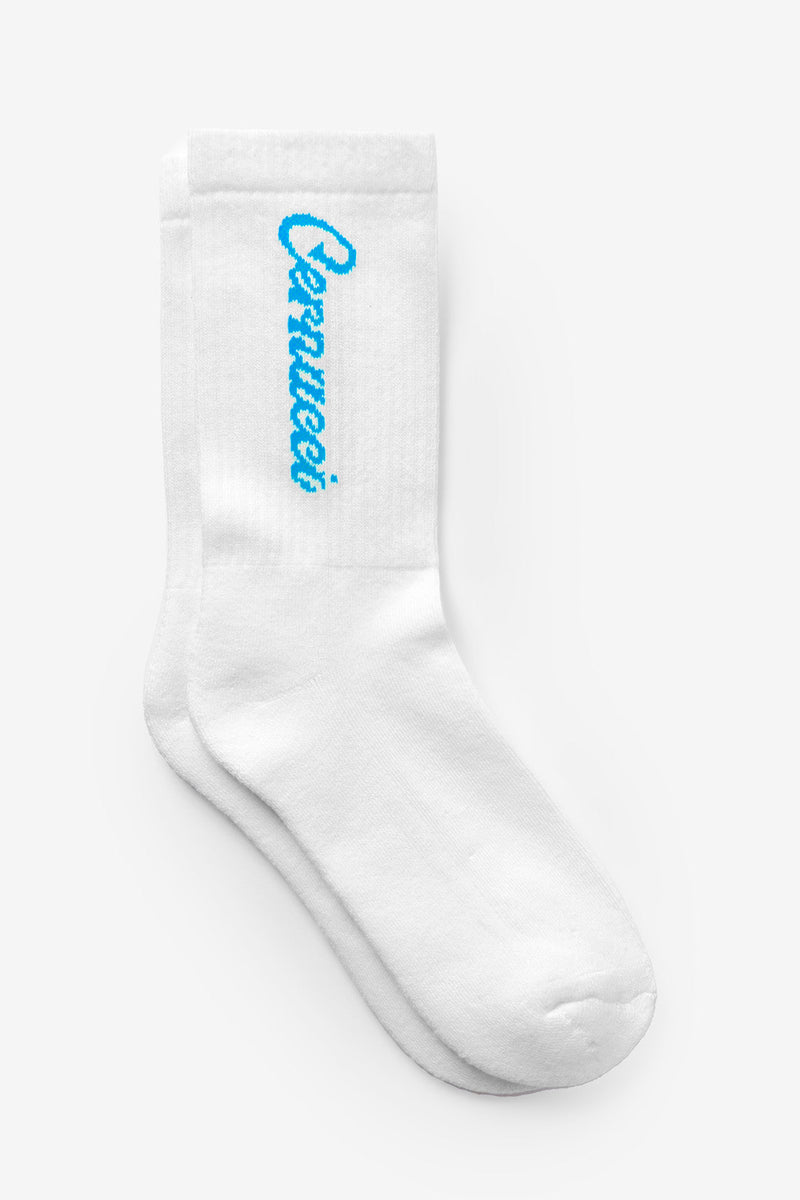 Cernucci Logo Socks - Pale Blue